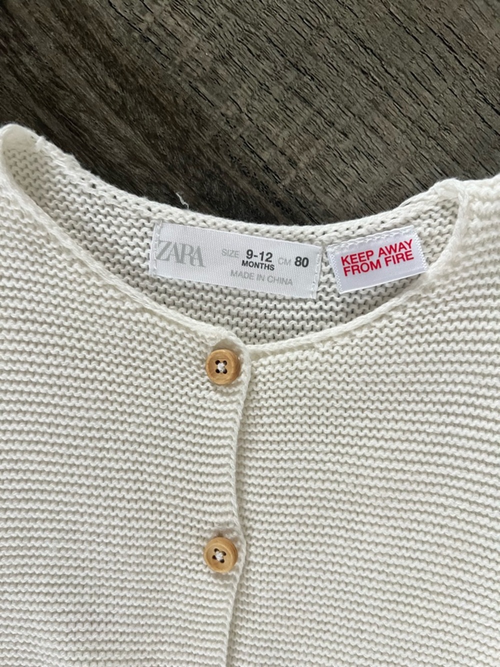 ZARA Knit Button-Front Cardigan - Picture 2 of 2